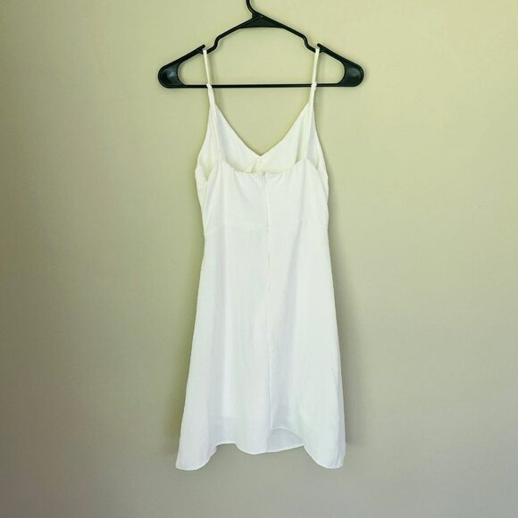 Altar'd State Fit and Flare Front Cutout Mini Dress White SZ M - Picture 5 of 7